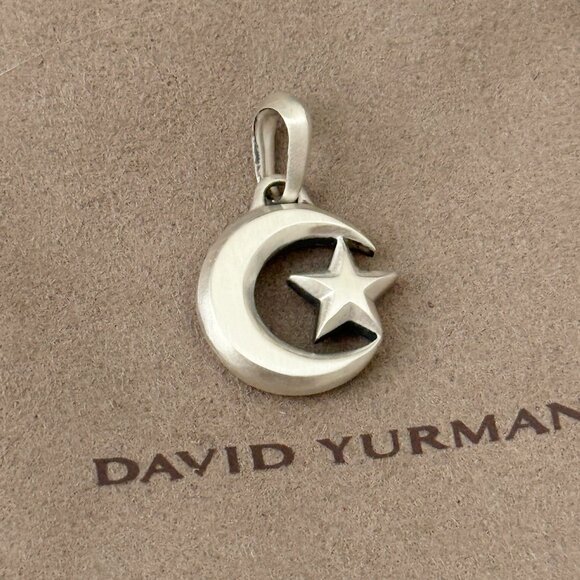David Yurman Other - David Yurman .925 Sterling Silver Men's Star and Crescent Amulet
